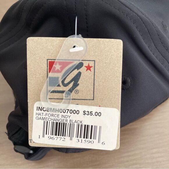NWT The Game 99 Force Indy Black Cap with Red Embroidery - Picture 4 of 11